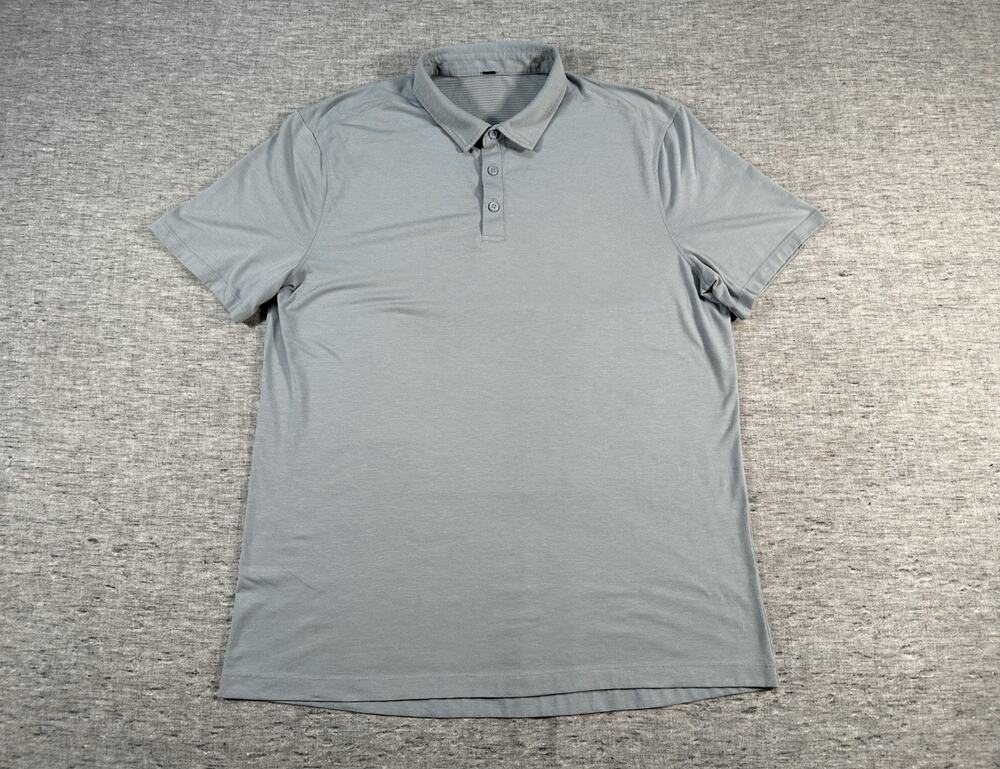 Lululemon Polo Shirt Mens Extra Large Short Sleeve Golf Athletic Casual